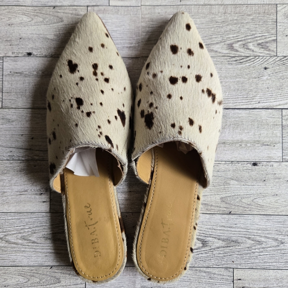Diba True High Up Women's Cow Hair Mules